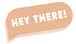 Greeting text 'Hey There' graphic design